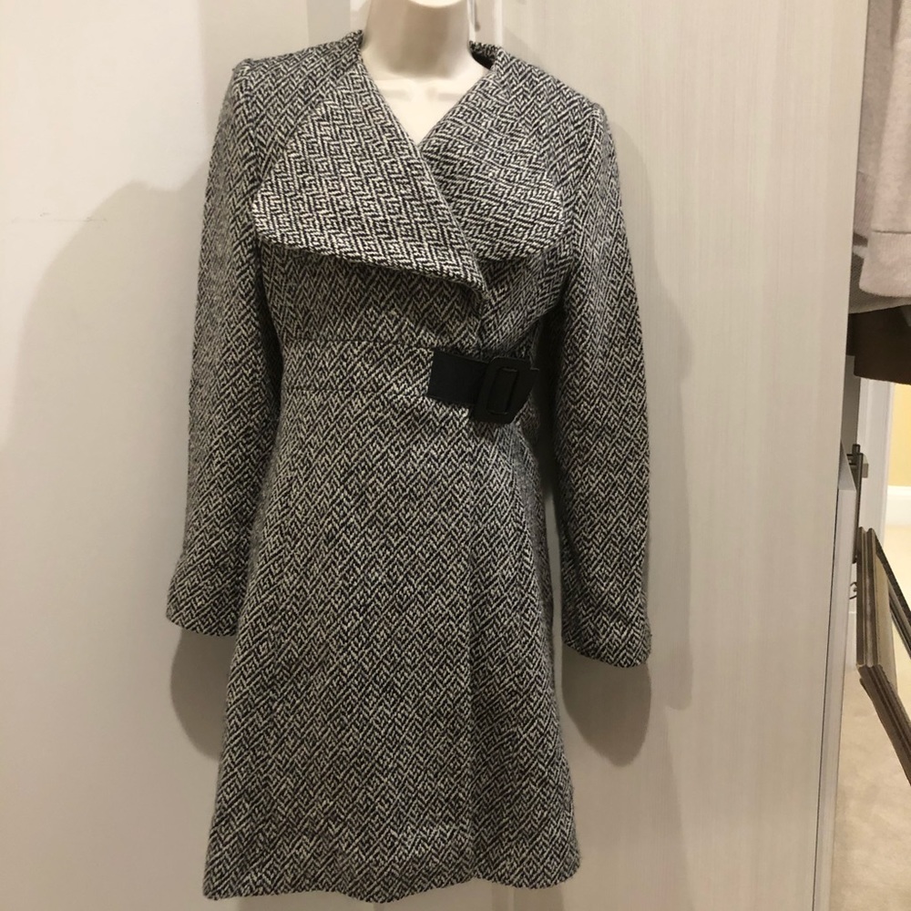 Ted Baker wool blend winter coat - gray